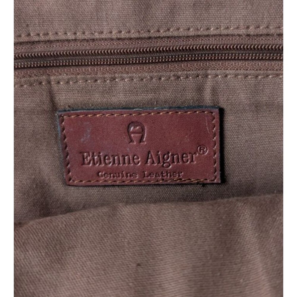 RARE Vintage Etienne Aigner Woven Braided Leather Purse - Picture 6 of 7